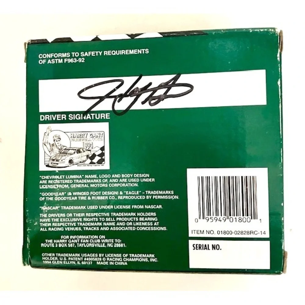 Harry Gant 1994 Limited Edition #33 Farewell Tour 1:64 Die‎ Cast Car Signed